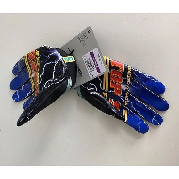 Under Armour UA Blur Limited Top Speed Full Throttle Football Gloves Men Sz 2XL - Picture 7 of 7